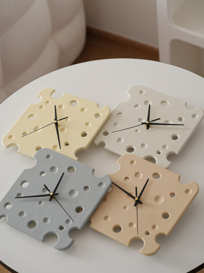 Cheese Shaped Wall Clock