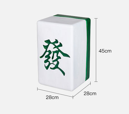 Mahjong Inspired Small Side Table