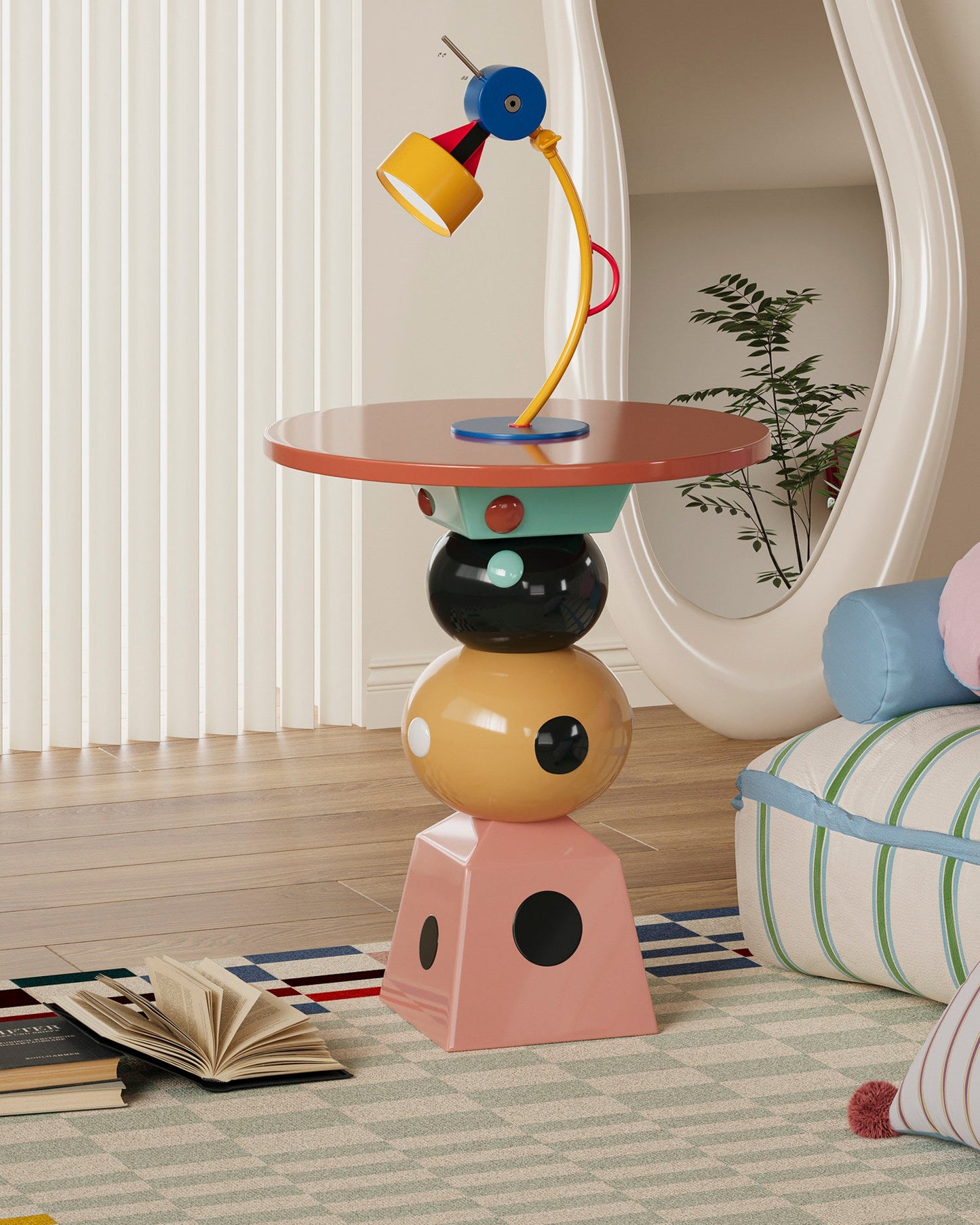 Dotted Geometry Side Table