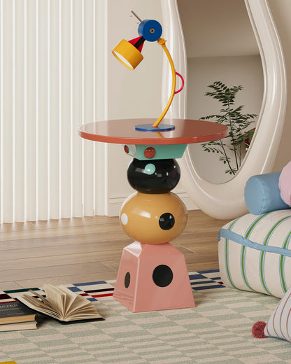 Dotted Geometry Side Table