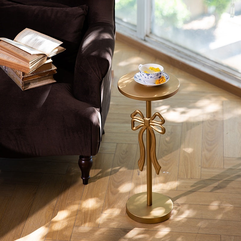 Gold Bow Side Table