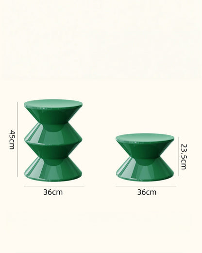 Chic Decorative Stool Side Table