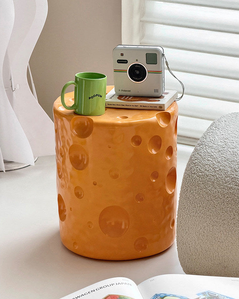 Cheese Side Table Creative Stool