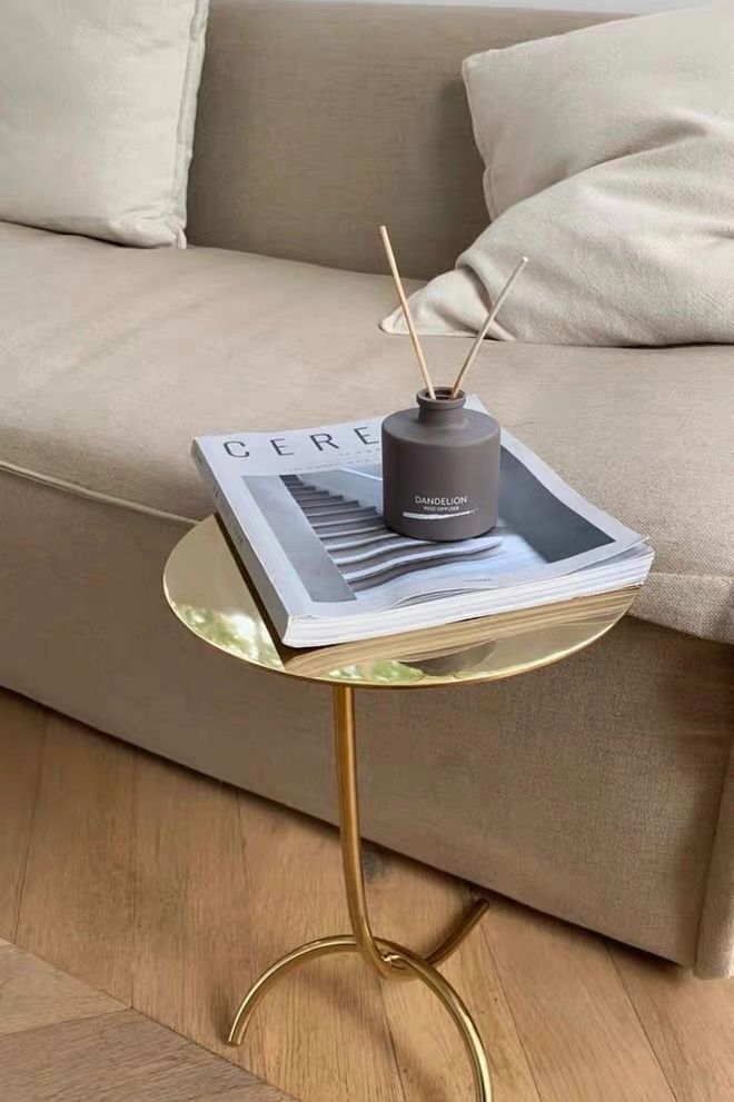 Metal Round Side Table