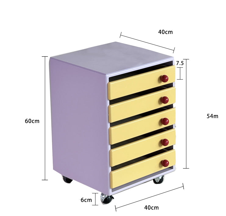 Pastel Colored Storage Cabinet