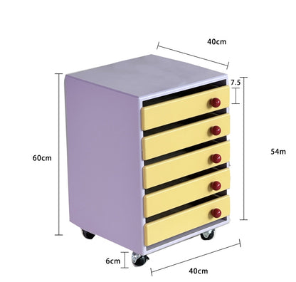 Pastel Colored Storage Cabinet