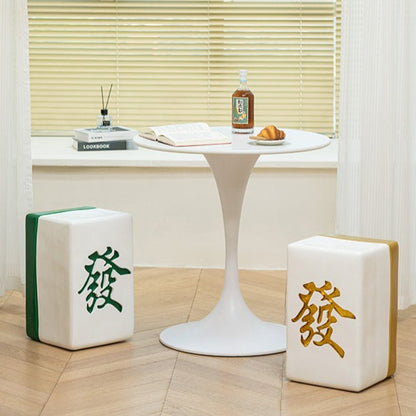 Mahjong Inspired Small Side Table