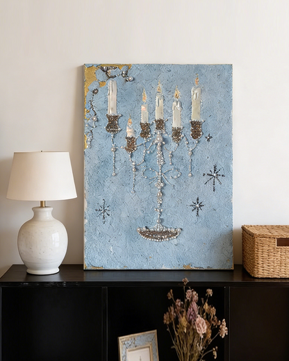 Candlelight Illusion Canvas Art