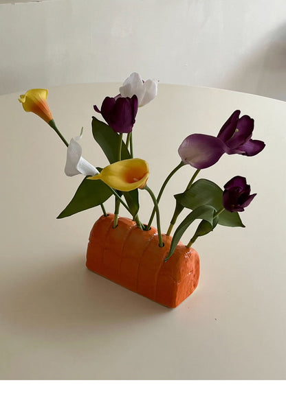 Bread Shaped Flower Vase