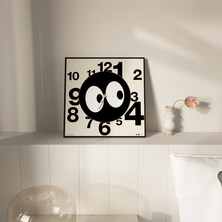 Charming Cute Face Wall Clock