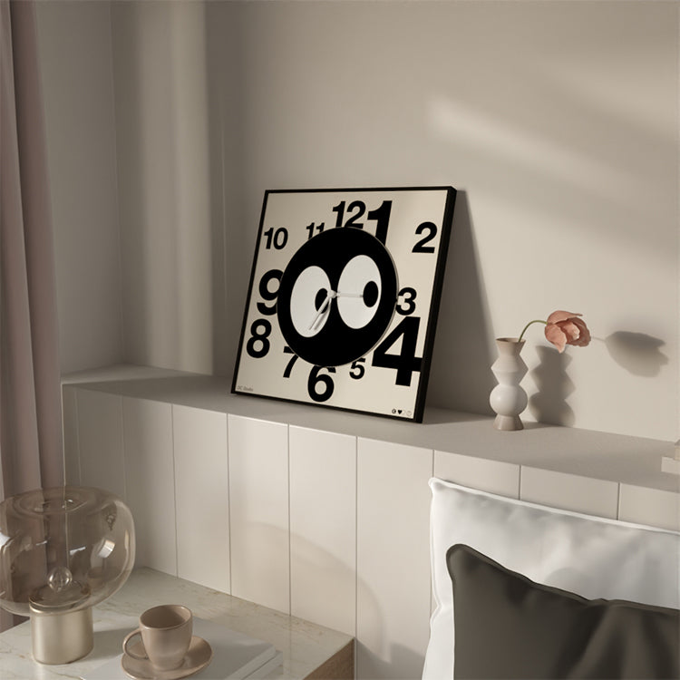 Charming Cute Face Wall Clock