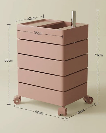 Rotating Storage Side Table