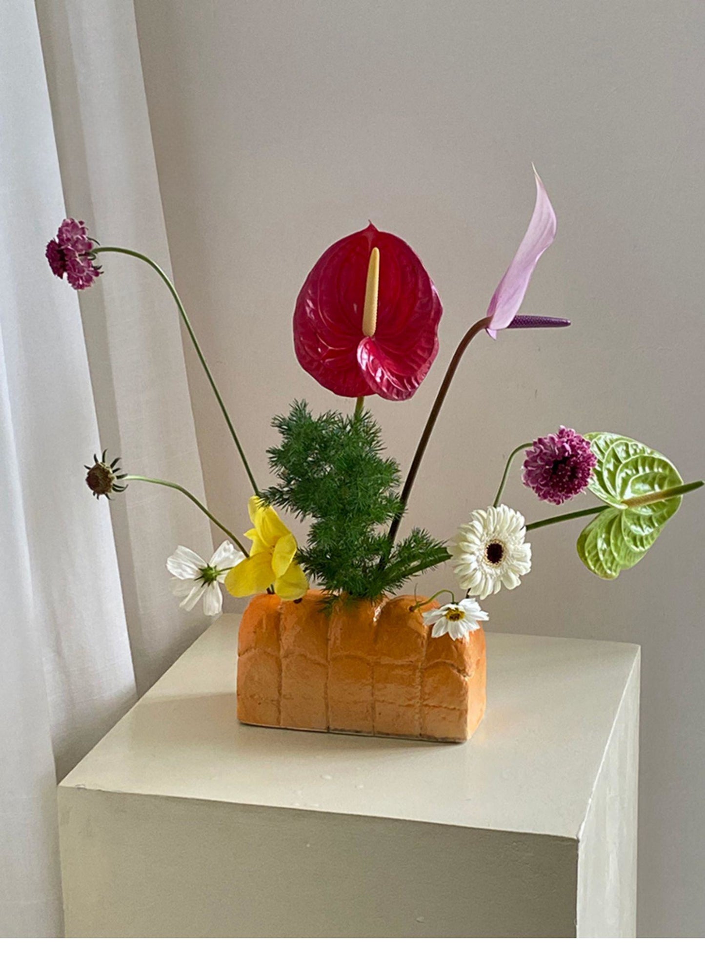 Bread Shaped Flower Vase