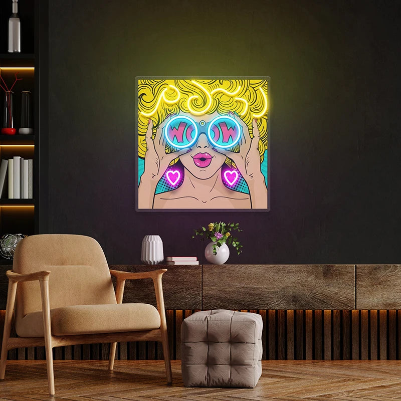 Animated Wall Artwork Neon Sign