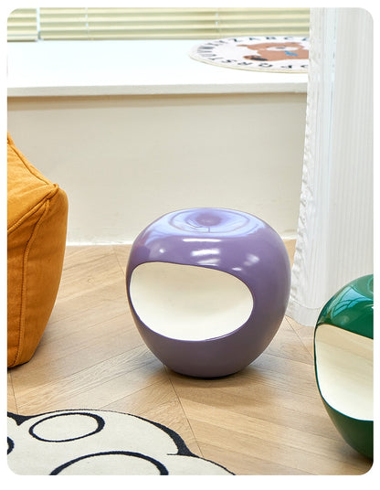 Apple Shaped Stool Side Table