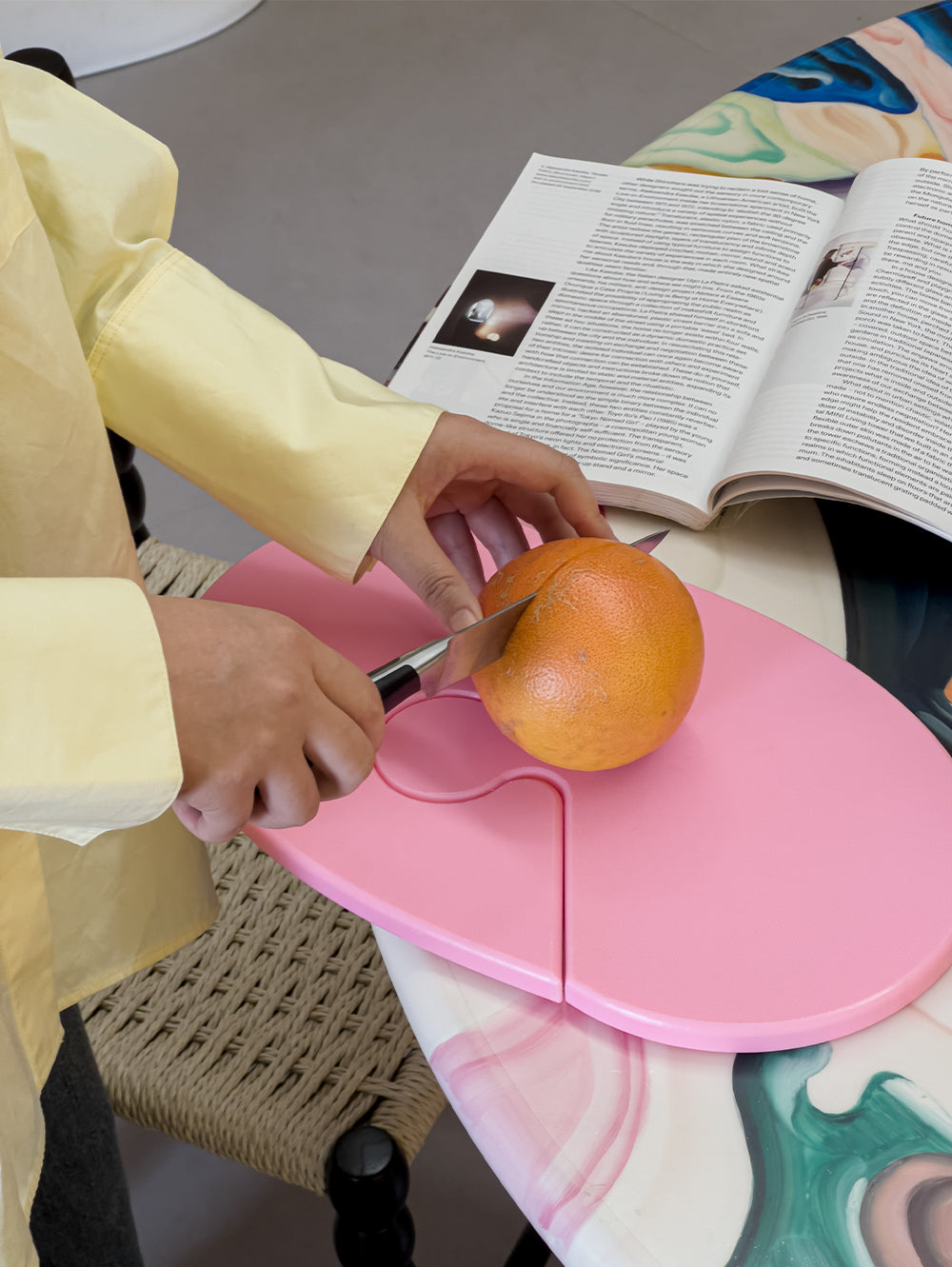 Heart-Shaped Puzzle Cutting Board