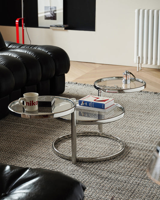 Rotating Round Coffee Table
