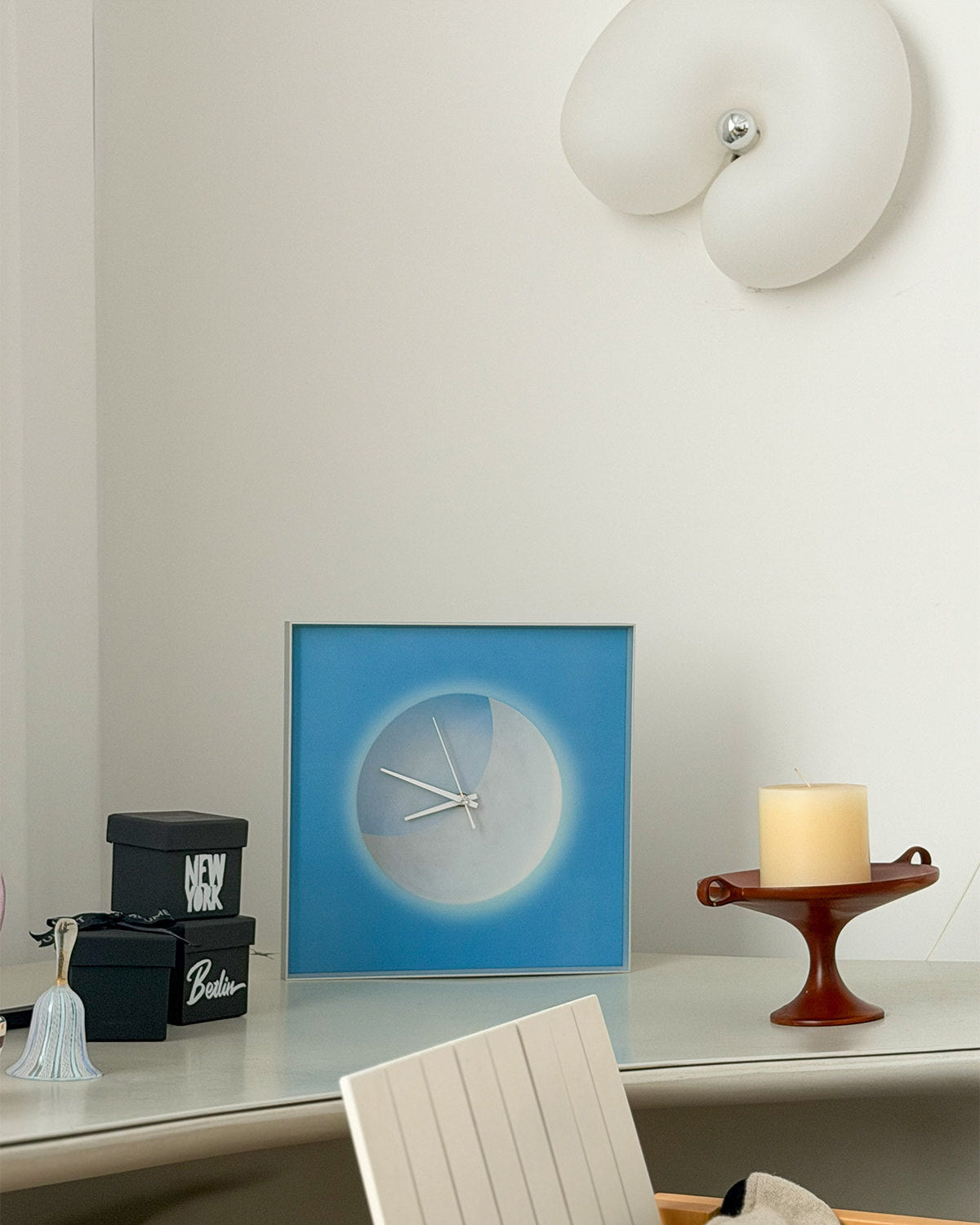 Luna Phase Art Clock