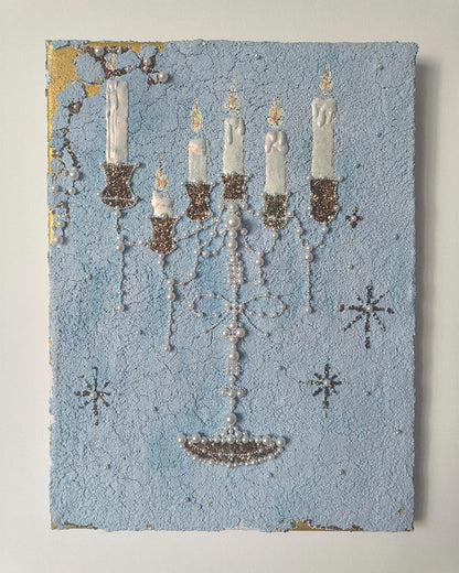 Candlelight Illusion Canvas Art