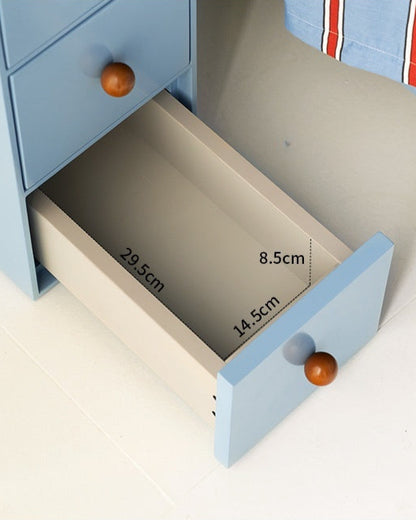 Slim Color Block Storage Cabinet