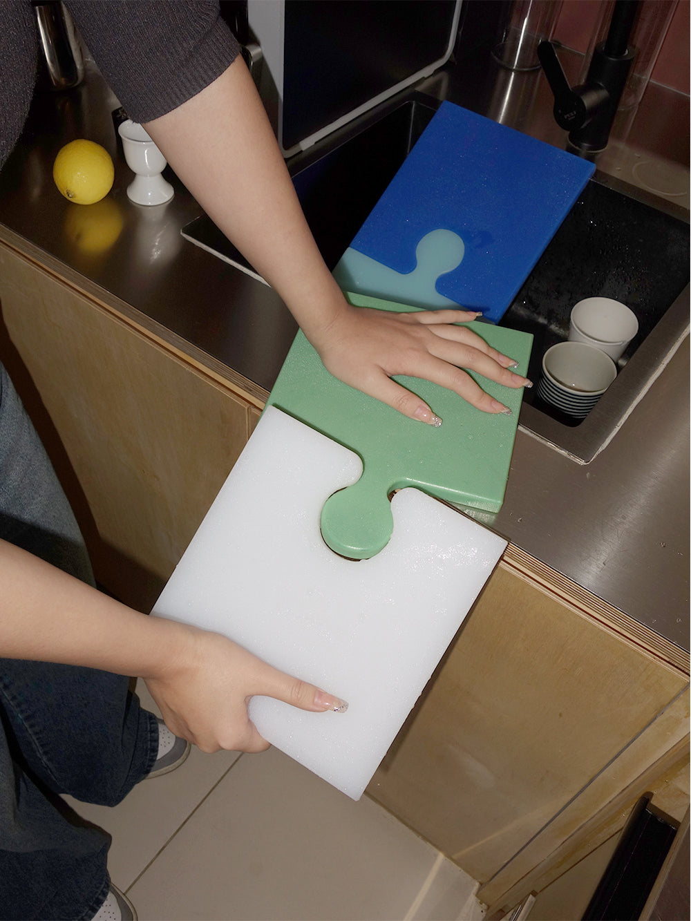 Puzzle Shaped Cutting Board