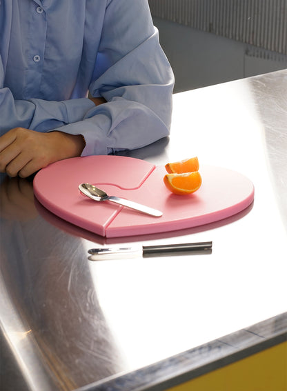 Heart-Shaped Puzzle Cutting Board