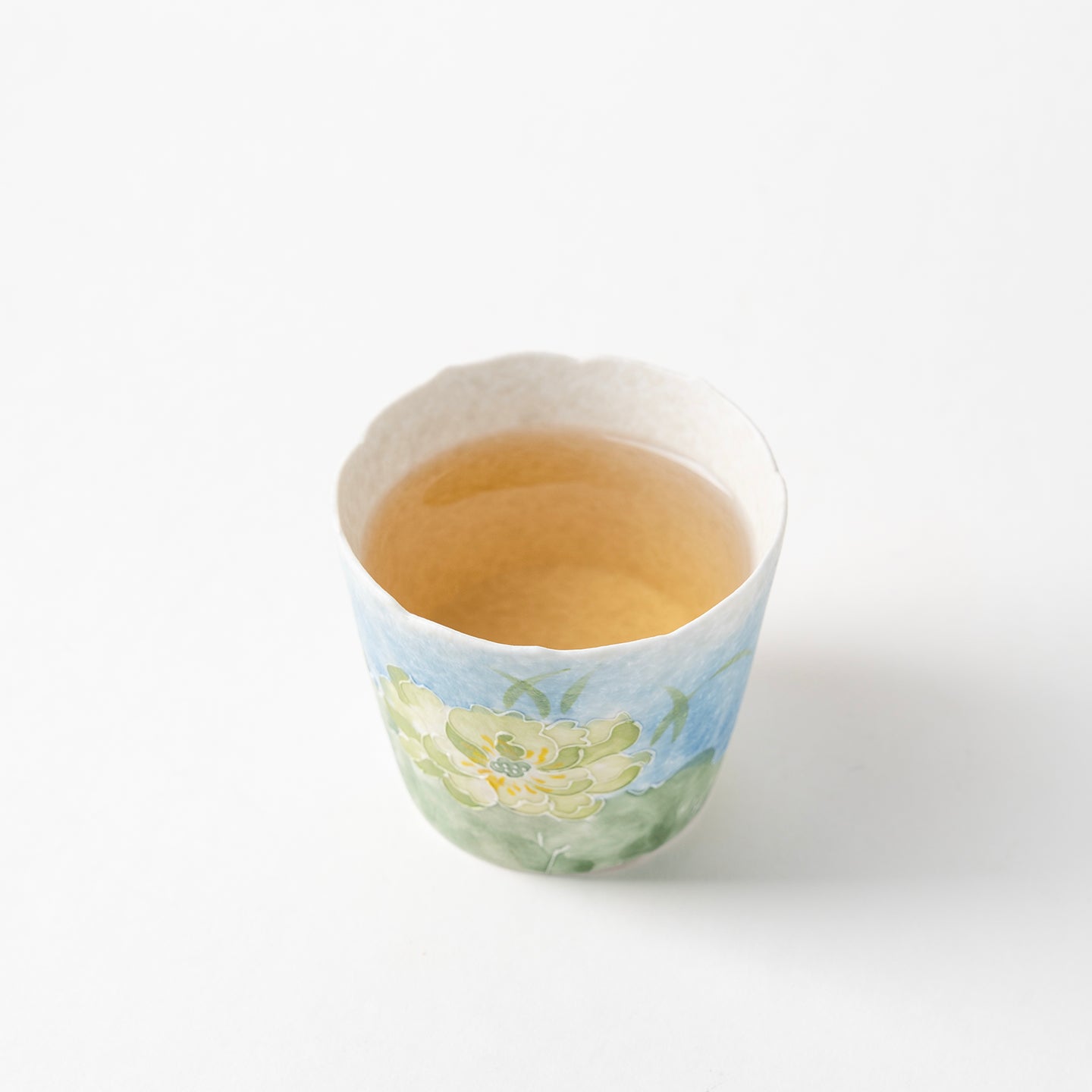 Lotus Ceramic Tea & Coffee Cup Set