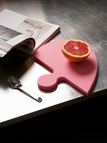 Heart-Shaped Puzzle Cutting Board