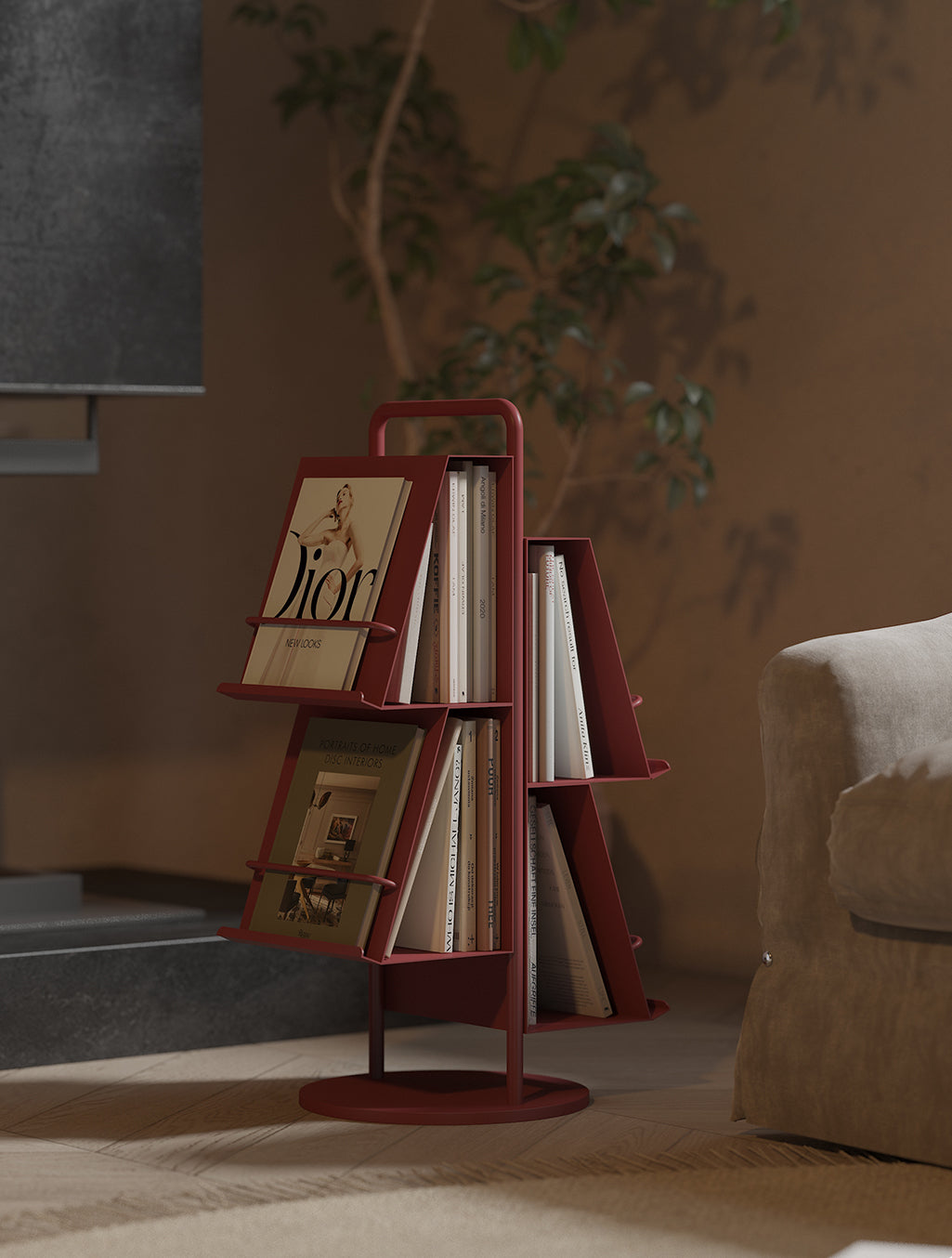 Tree Shaped Floor Bookshelf