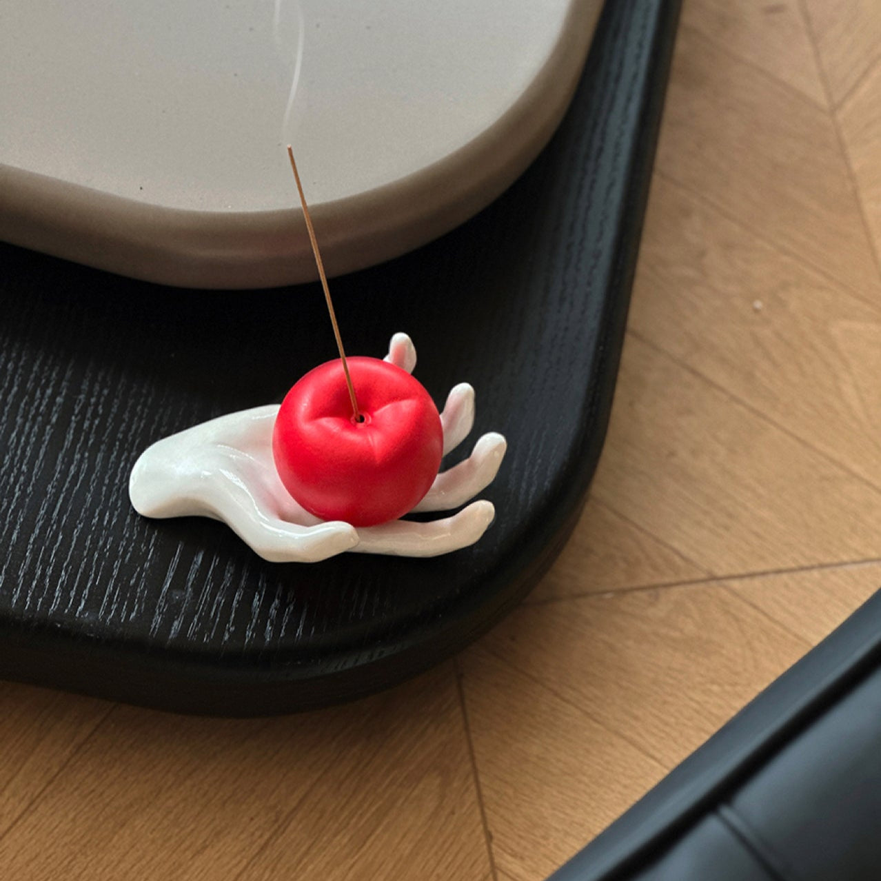 Apple-Shaped Incense Holder