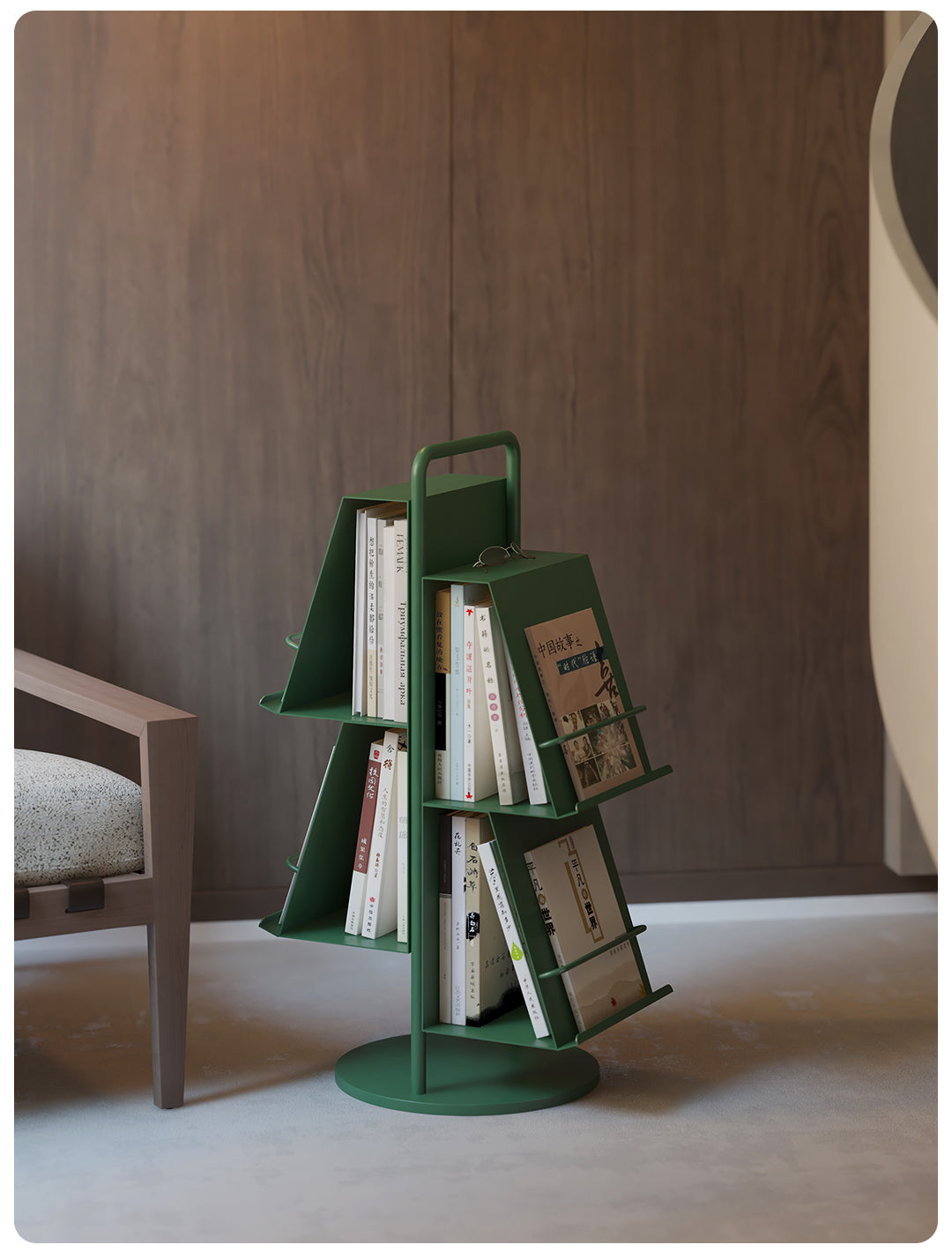 Tree Shaped Floor Bookshelf