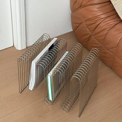 Minimalist Metal Magazine Rack