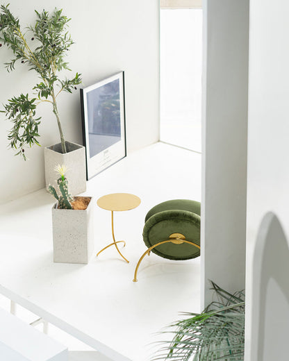 Metal Round Side Table