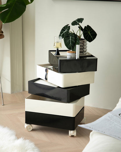 Rotating Storage Side Table