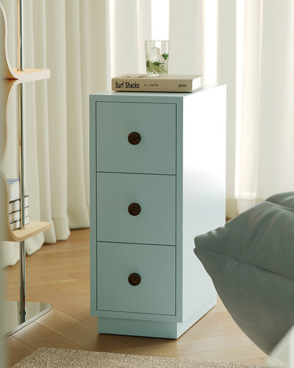 Slim Color Block Storage Cabinet
