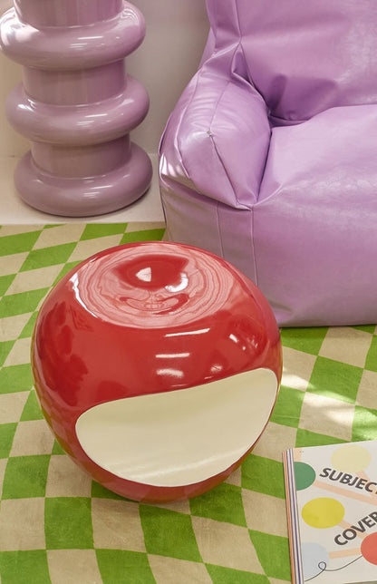 Apple Shaped Stool Side Table