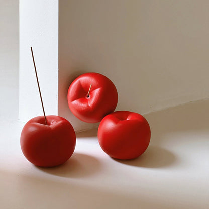 Apple-Shaped Incense Holder