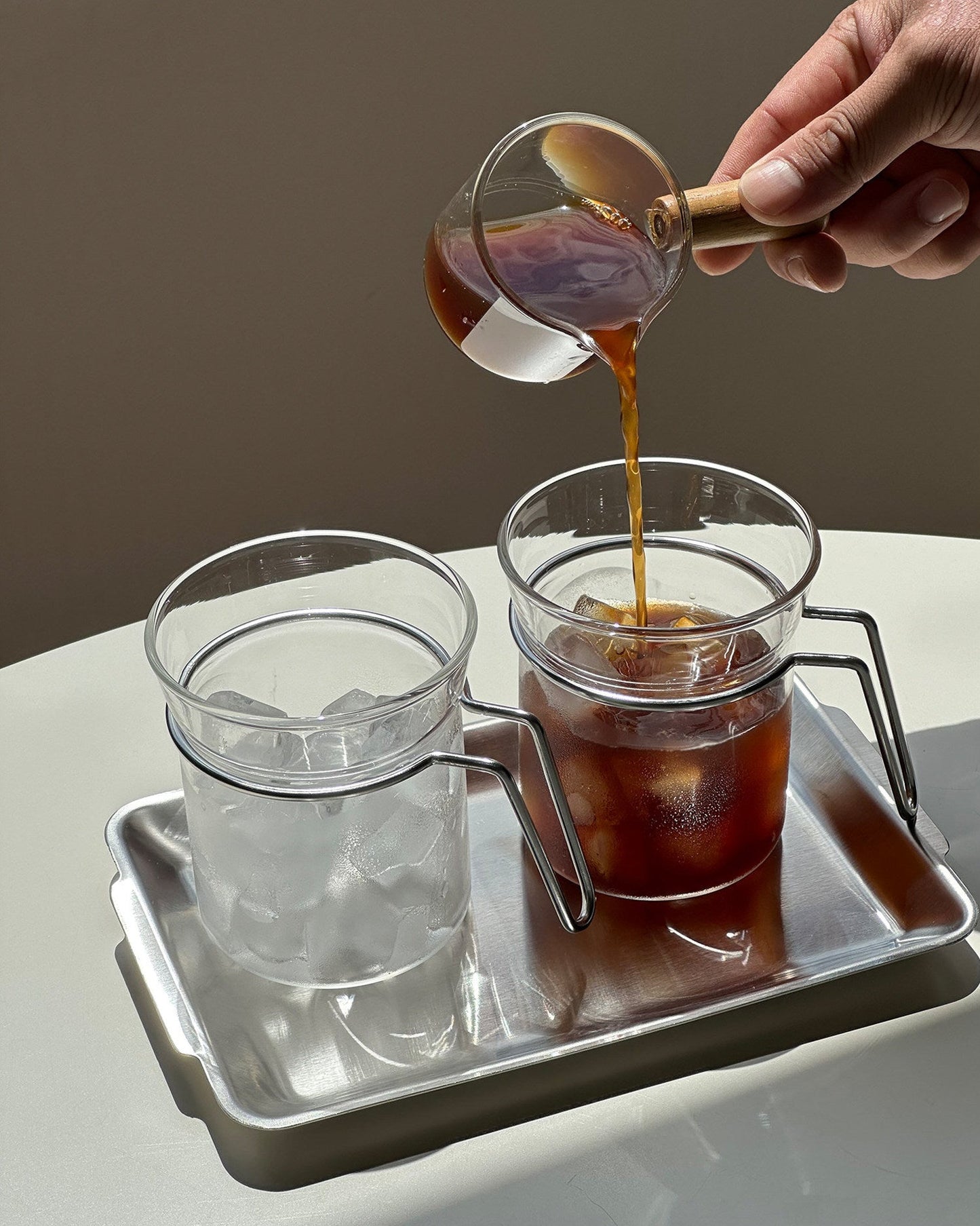 Vintage Glass Coffee Cup