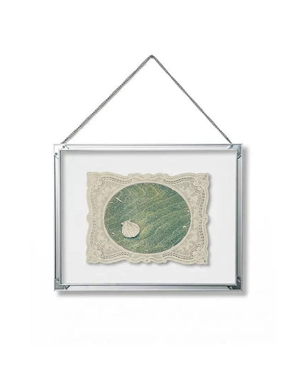 Vintage Lace Glass Wall Art