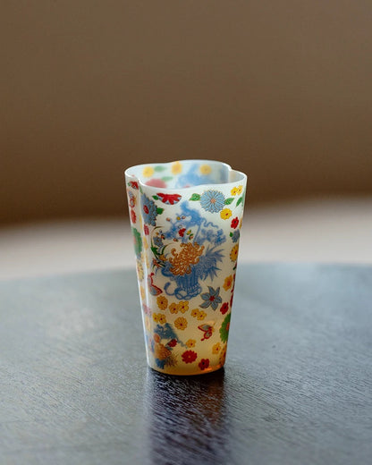 Begonia Glass Tea Cup