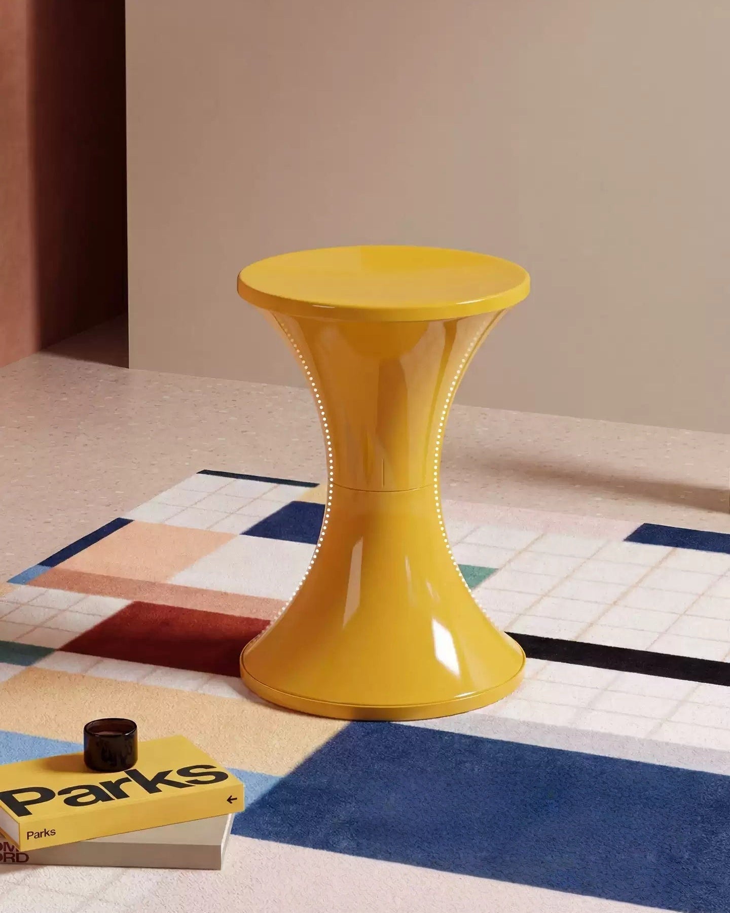 Versatile Funnel Side Table Footstool