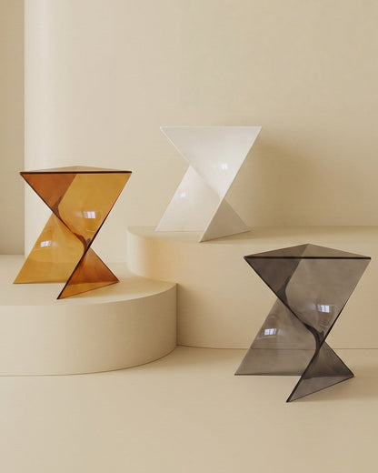 Twist Acrylic Side Table