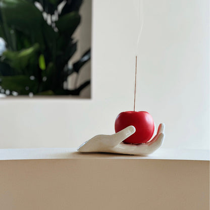 Apple-Shaped Incense Holder