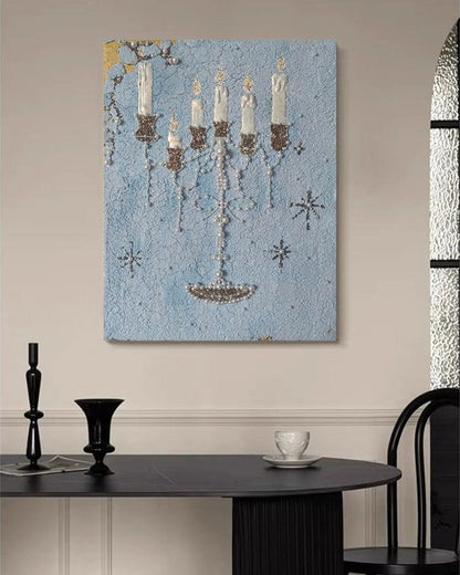 Candlelight Illusion Canvas Art