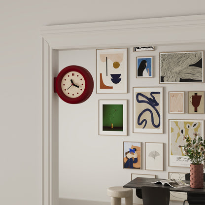 Double-Sided Round Clock