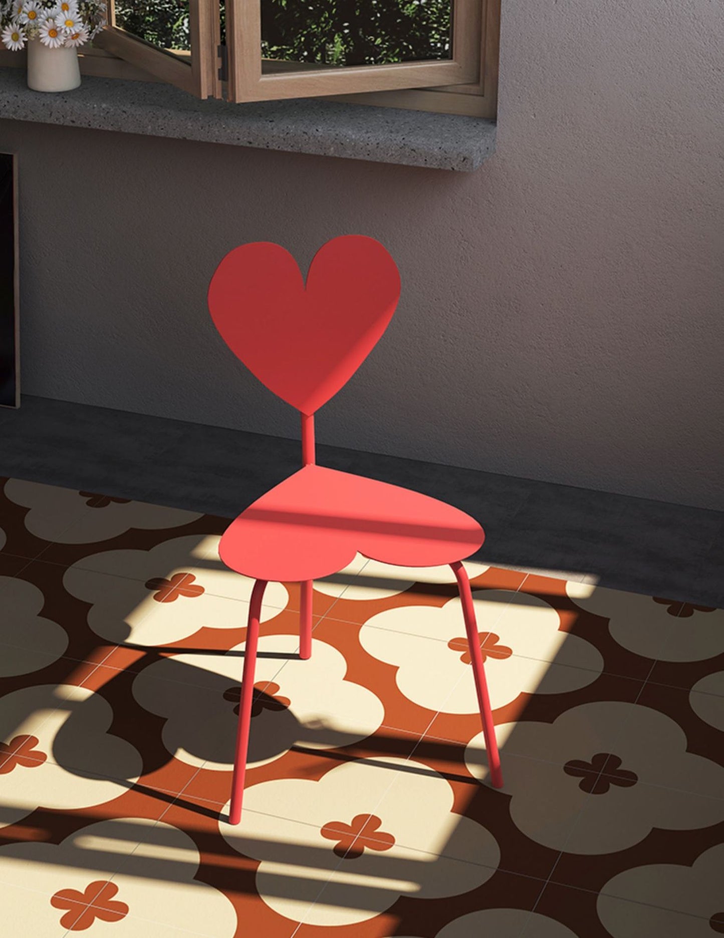 Heart Shaped Dinning Chair