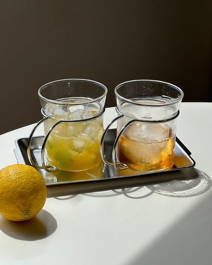 Vintage Glass Coffee Cup