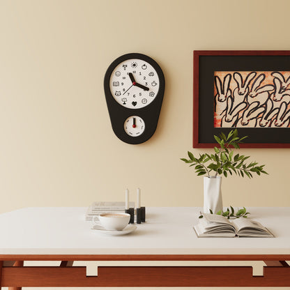 Retro Weekday Clock