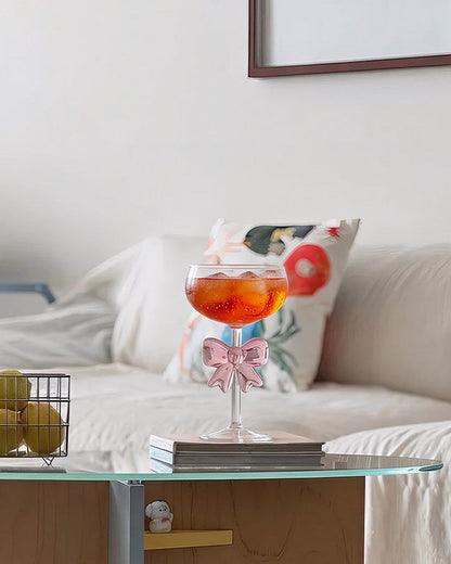 Pink Bow Glassware Collection