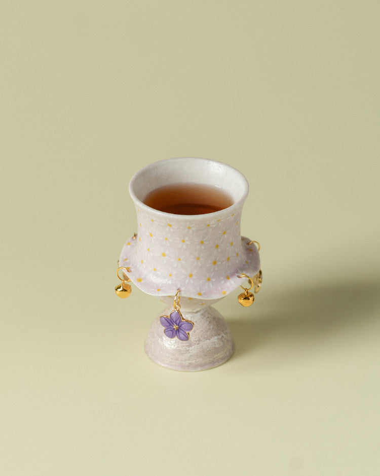Lilac Daisy Tea Set